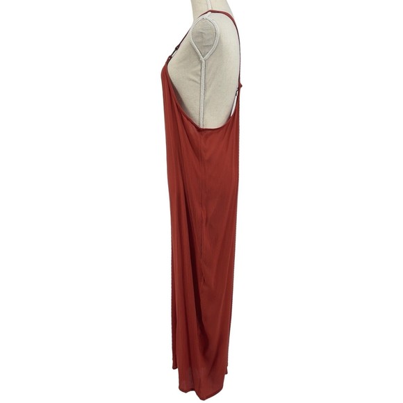 Topshop Womens Tort Ring Sleeveless Overalls Cropped Crepe Wide Leg Jumpsuit M - Picture 9 of 13